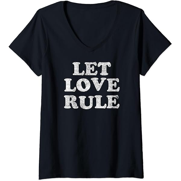 Amazon.com: Lenny Kravitz – Let Love Rule Text T-Shirt