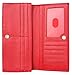 RFID Wallet Womens RFID Blocking Genuine Leather Bifold Slim Wallet Clutch Purse