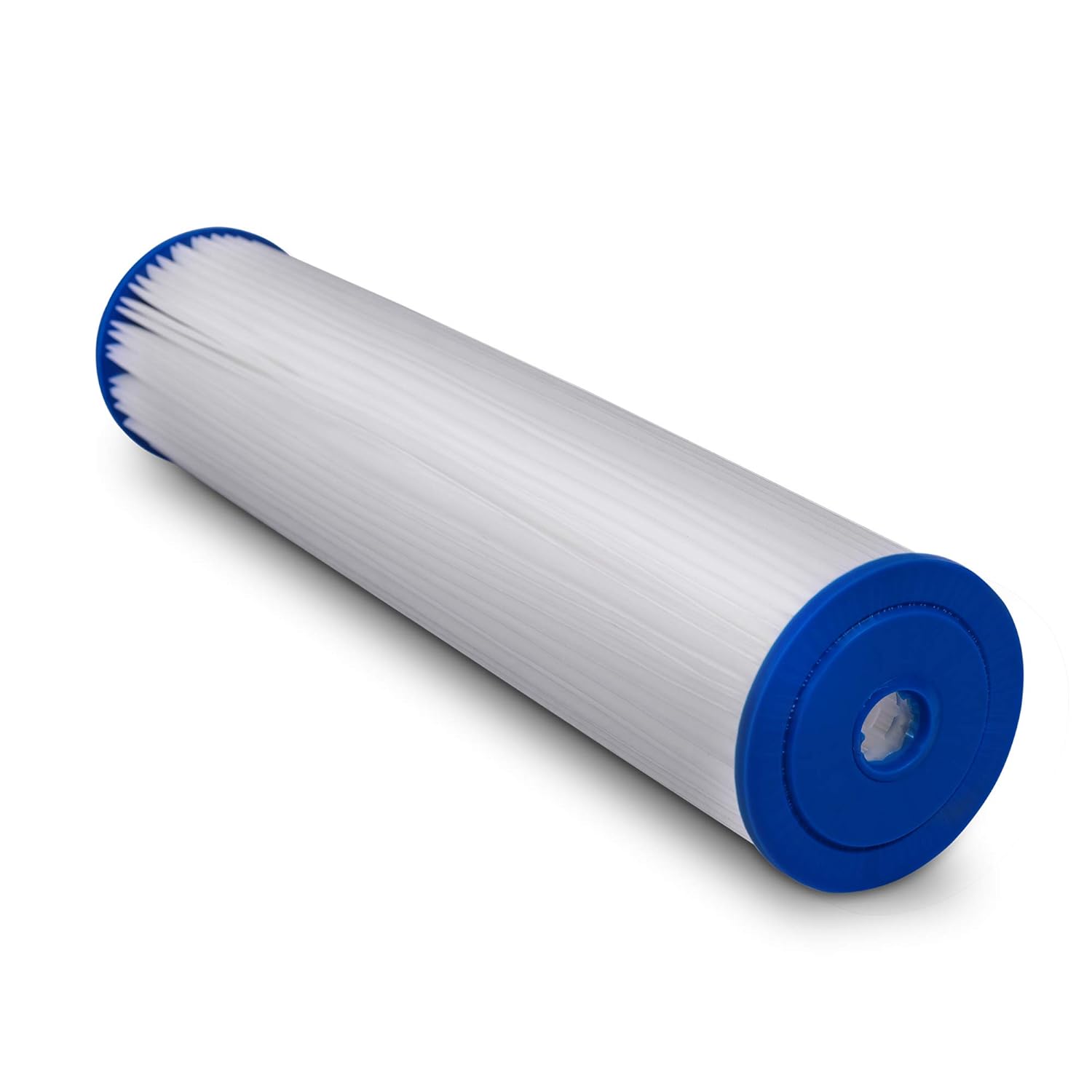 Rust Silt Dirt Big Blue Pleated Washable & Reusable Sediment Filter 5 Micron Amplified Surface