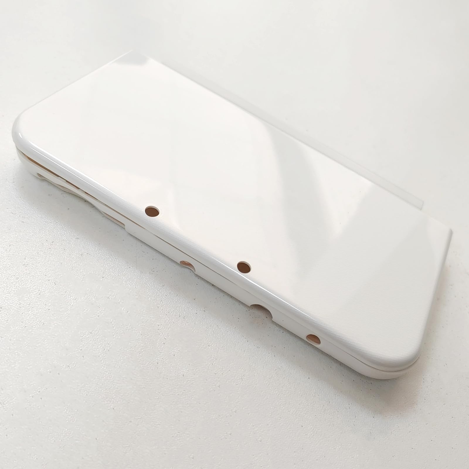 Hzxkqmil Faceplate Front and Back Housing Shell for Nintendo New 3DS XL Console, Replacement Upper/Bottom Cover Plates for New 3DSXL, White