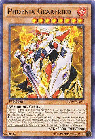Yu-Gi-Oh! - Phoenix Gearfried (LCJW-EN051) - Legendary Collection 4: Joey's World - 1st Edition - Common