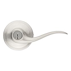 Kwikset Tustin Entry Door Handle with Lock and