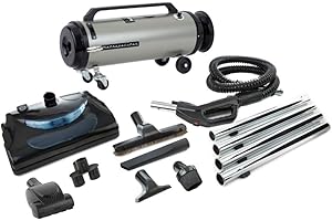 METROPOLITAN VACUUM CLEANER, CO., INC MetroVac 104-578567 Model ADM4PNHSNBFVT Professional Evolution With Electric Power Nozzle Variable Speed Full-Size Canister Vacuum, 4.0 Peak HP Twin Fan Motor, 13 Amps, 1560 Watts, 130 CFM Airflow