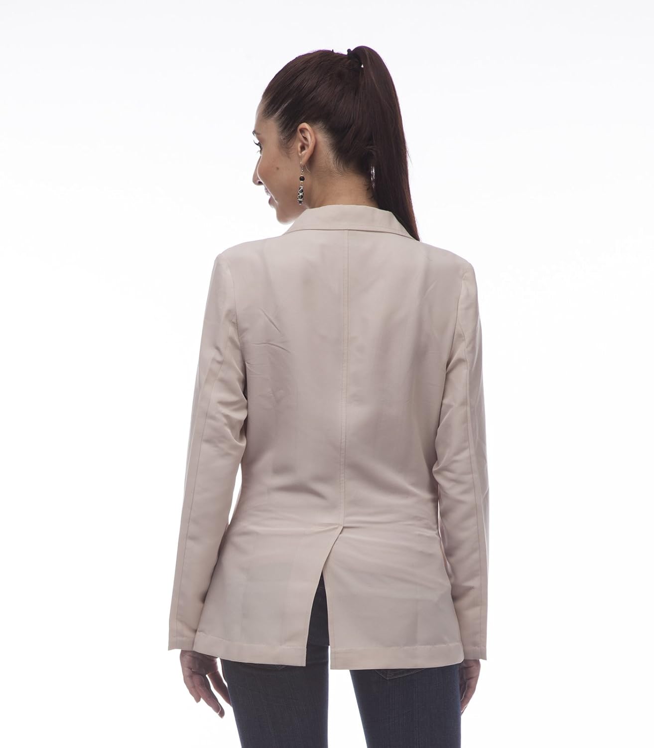 @499 full sleeves casual beige blazer