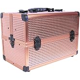 Hair Art Rose Gold Makeup Case/Beauty Organizer (Aluminum) | 79122RG