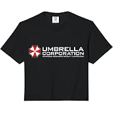 Umbrella Corporation Pullover Hoodie Comfort Colors Crop Top
