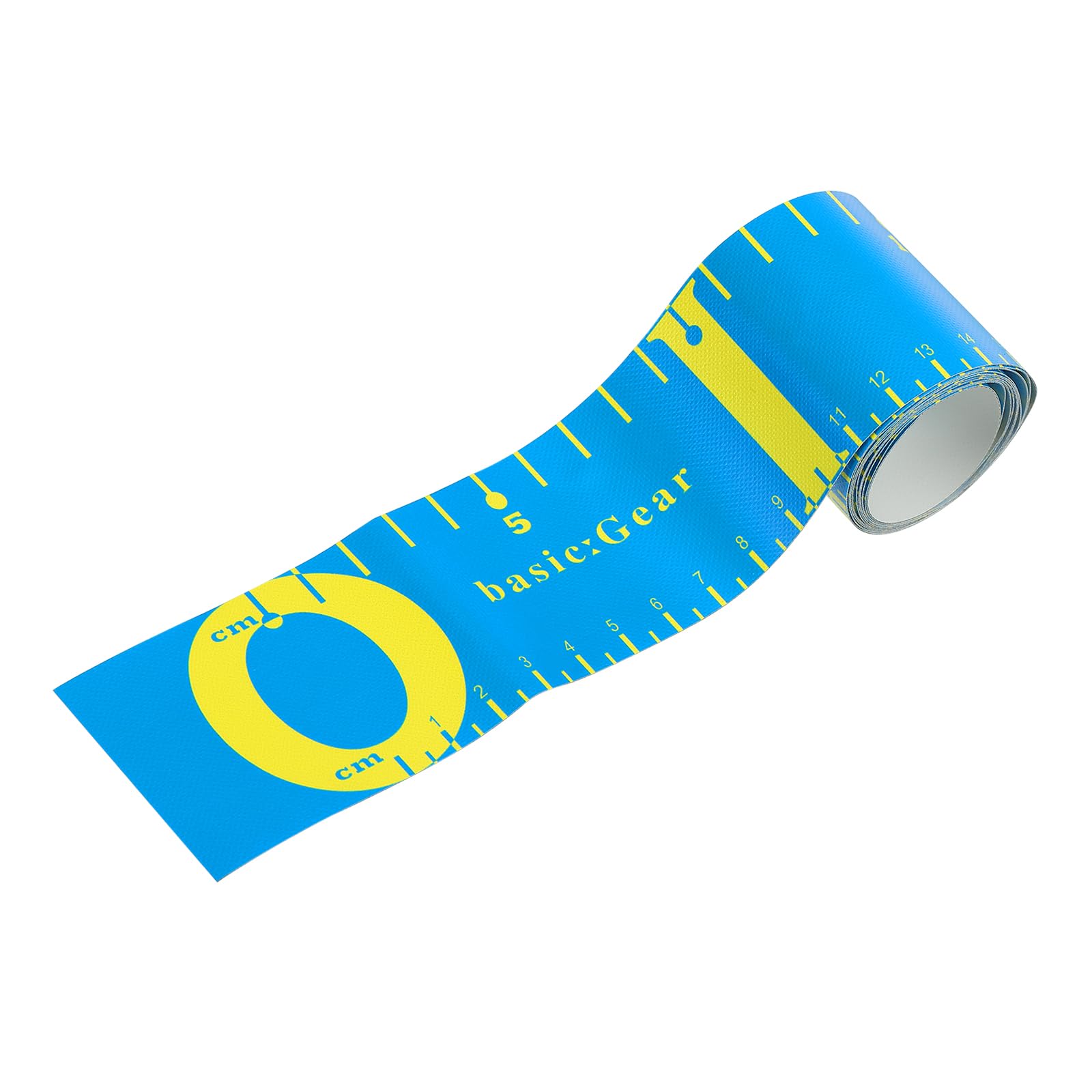 PATIKIL Fish Ruler 120cm, Waterproof Fish Measuring Tape for Boat Fishing Kayak Workbench, Blue Yellow