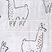 Halo 100% Cotton Muslin Sleepsack Swaddle Wearable Blanket, Llama Print, Small