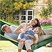 DQS Double Camping Hammock, Portable Lightweight Parachute Nylon Fabric Hammock,600 lbs Capacity, for Outdoor, Camping, Backpacking, Travel, Garden, Yard, Beach, Swing, Any Adventure