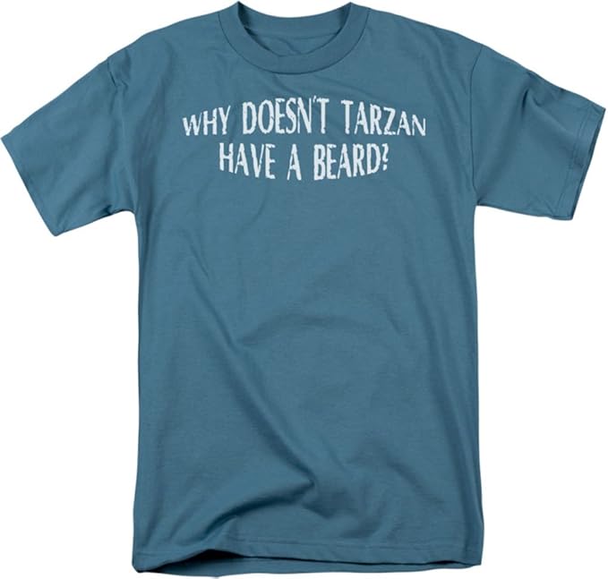 Funny Tees – – Hombres de Tarzán tiene barba camiseta