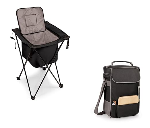 Picnic tiempo Sidekick portátil Cooler y Duet vino/queso, color ...