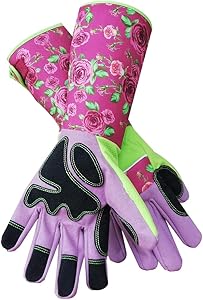 Rose Pruning Gardening Gloves Thorn Proof/Puncture Resistant Long Garden Gloves Protect Hands and Arms for Women