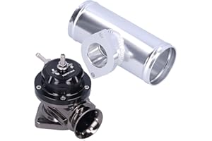 Aluminium Billet Turbo Blow Off Valve - 2.5In Flange Pipe Type Rs Universal Sdd Bovgrsbl Fpg250 (Black)
