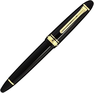 Best Fountain Pen 2021 Amazon.com: Sailor 1911 Large Black Gold Trim 21K Gold Medium 