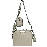 Steve Madden womens Steve Madden Farren Nylon Dome Crossbody Bag