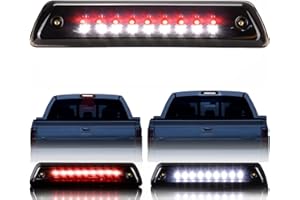 ISSYAUTO Third Brake Light Compatible with 2009-2014 Ford F150 3rd Brake Light Smoked Rear Cab LED Brake Light