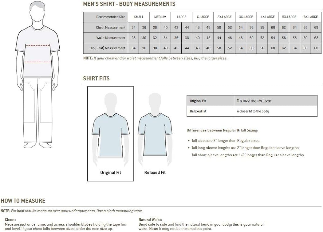 Carhartt Men's K87 Workwear Pocket Short Sleeve T-Shirt (Regular and Big & Tall Sizes) | 
