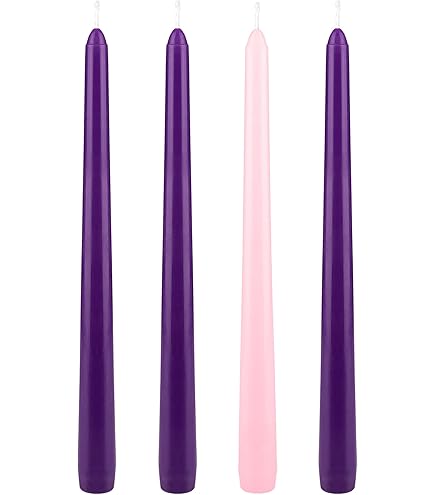 Amazon.com: Christmas Advent Candle Set (Set of 4) - Made in The