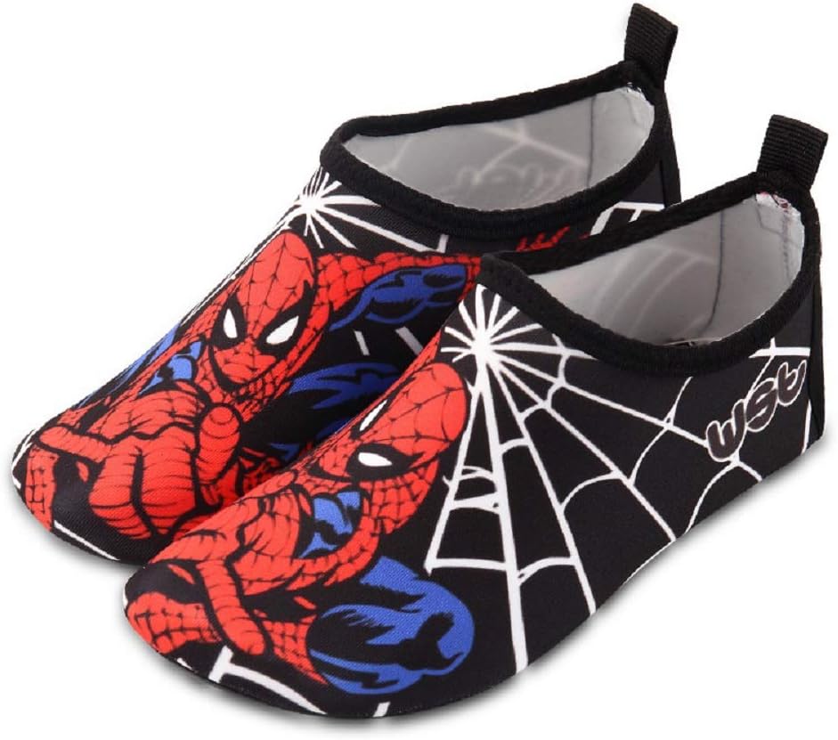 AquaSol Water Shoes Swimming Super Heroes Lightweight Barefoot Kids Quick-Dry Anti-Slip Socks Beach Sports Cartoon