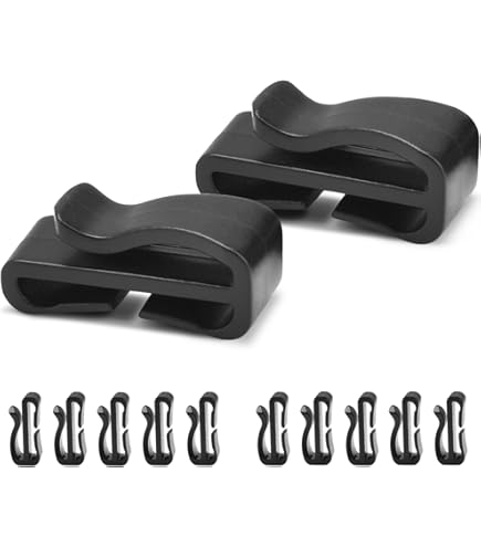10-Pack MOLLE Web Dominator Clips - Tactical Strap Management For 1 Inch Webbing