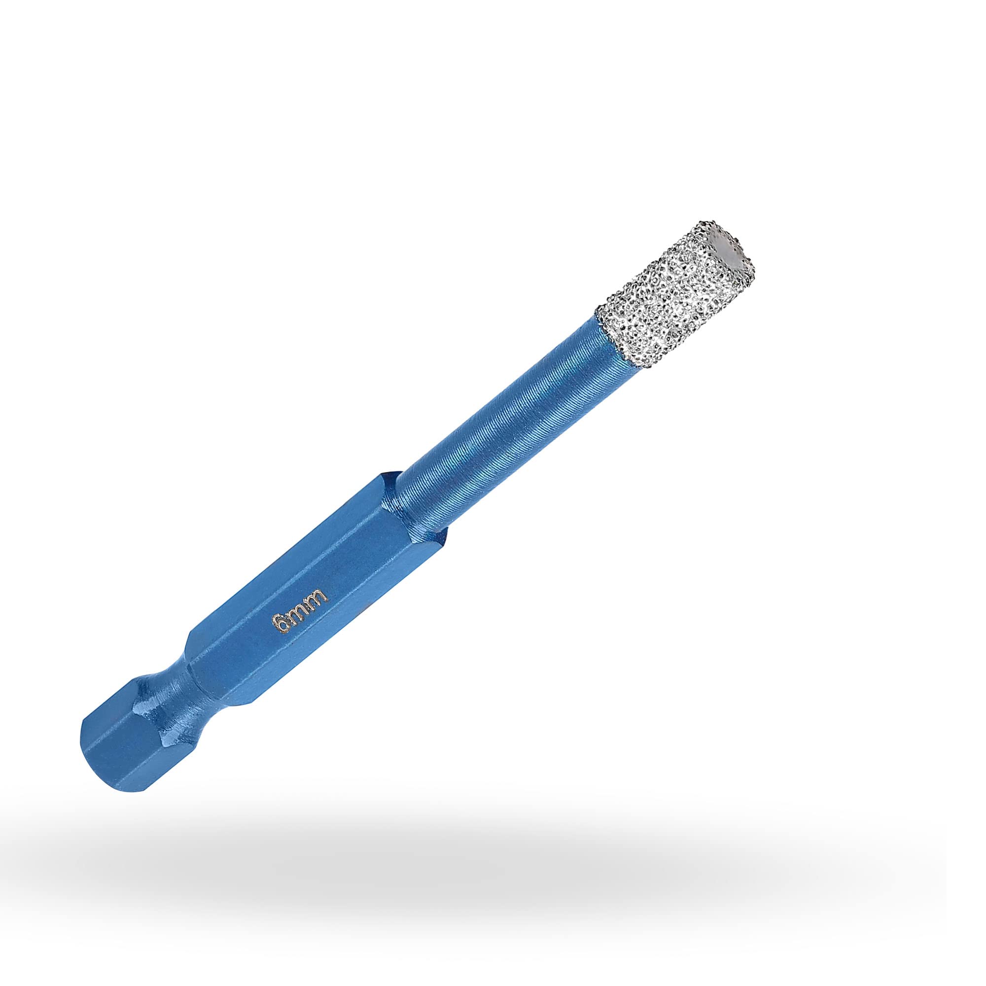 Profi Fliesenbohrer 6mm BIT Adapter - Diamantbohrer für Feinsteinzeug, harte Fliesen uvm. Diamantbohrkrone für Bohrmaschinen | rendech® Markenqualität