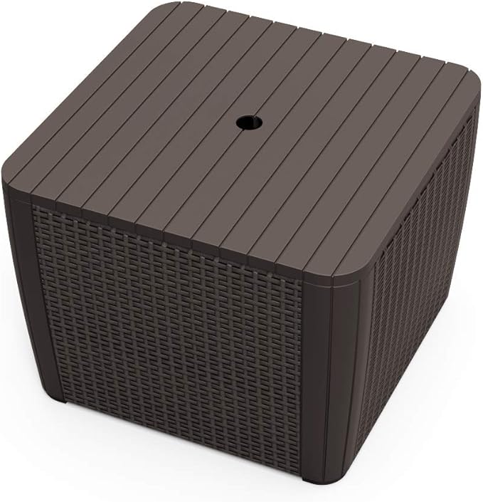 Amazon.de "Allibert by Keter" Gartentisch Patio Umbrella Table Flat