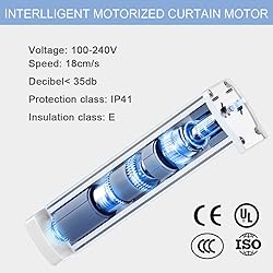 Celling Smart Curtains System, Electric Track with