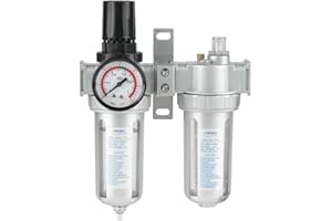 1/2" Air Pressure Compressor Filter Trap SFC400 Oil Water Regulator Tools Kit Air Compressor Regulator