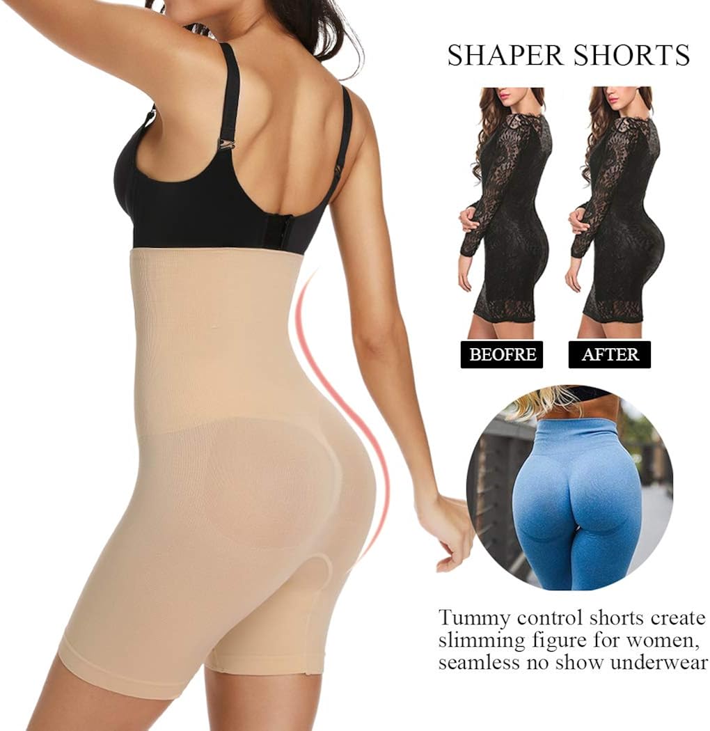 Joyshaper Womens Slip Short Panty High Waist Thigh Slimmer Shapewear Tummy Control Shorts for Underwear at  Women’s Clothing store