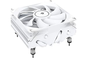 Thermalright AXP90-X47 White Low Profile CPU Cooler, with 92mm TL-9015W Slim PWM Fan, ITX CPU Cooler, AGHP Technology, 47mm Height,for AMD AM4 AM5/Intel 1150/1151/1155/1156/1200(AXP90 X47 White)