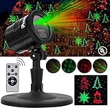 IP65 Waterproof with RF Wireless Remote, Red and Green Star Show