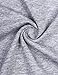 YesFashion Women's Casual Round Collar Short Sleeve T-Shirt Blouse Tops (L, Grey)