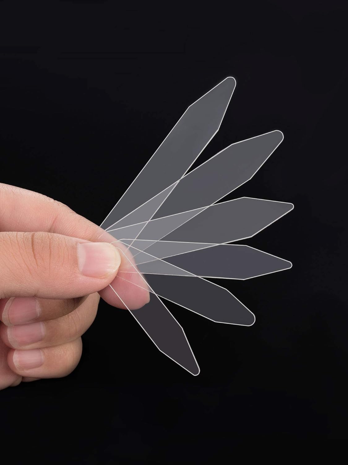 600 Pieces Collar DEZHIys Plastic Collar DEZHIys Bones Stiffeners for