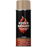 Stove Bright High Temp Paint - Sunset | For Wood Stoves, Fireplaces, BBQ Grills, Radiators, Engines and Exhausts, Satin Finish Resists Rust, Scratching and Marring.