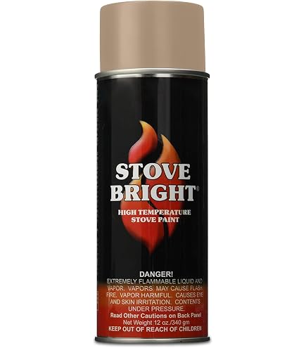 【業務用】美品 Burning Shape Plus Stove Bright High Temp Paint - New Bronze - 8107 | Heat Resistant