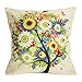 laime Throw Pillow Covers 18x18 inch Set of 4 Pillow Cases Natural Pattern Decorative Pillowcases Home Car Decorative Under The Tree