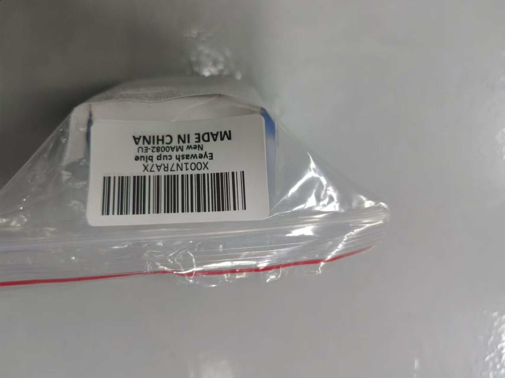 Eye Wash Cup,Eye Wash Cleaner Kit Silicon Manual Air Pressure Eye Cleaning Cup Tool Effective Eye Rinse Clean Dust Makeup Irritants,Transparent with Storage Container Eye Cup Soothing Tired Eyes(Blue)