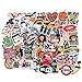 Fngeen Random Sticker 50-500pcs Variety Vinyl Car Sticker Motorcycle Bicycle Luggage Decal Graffiti Patches Skateboard Stickers for Laptop Stickers (100pcs)