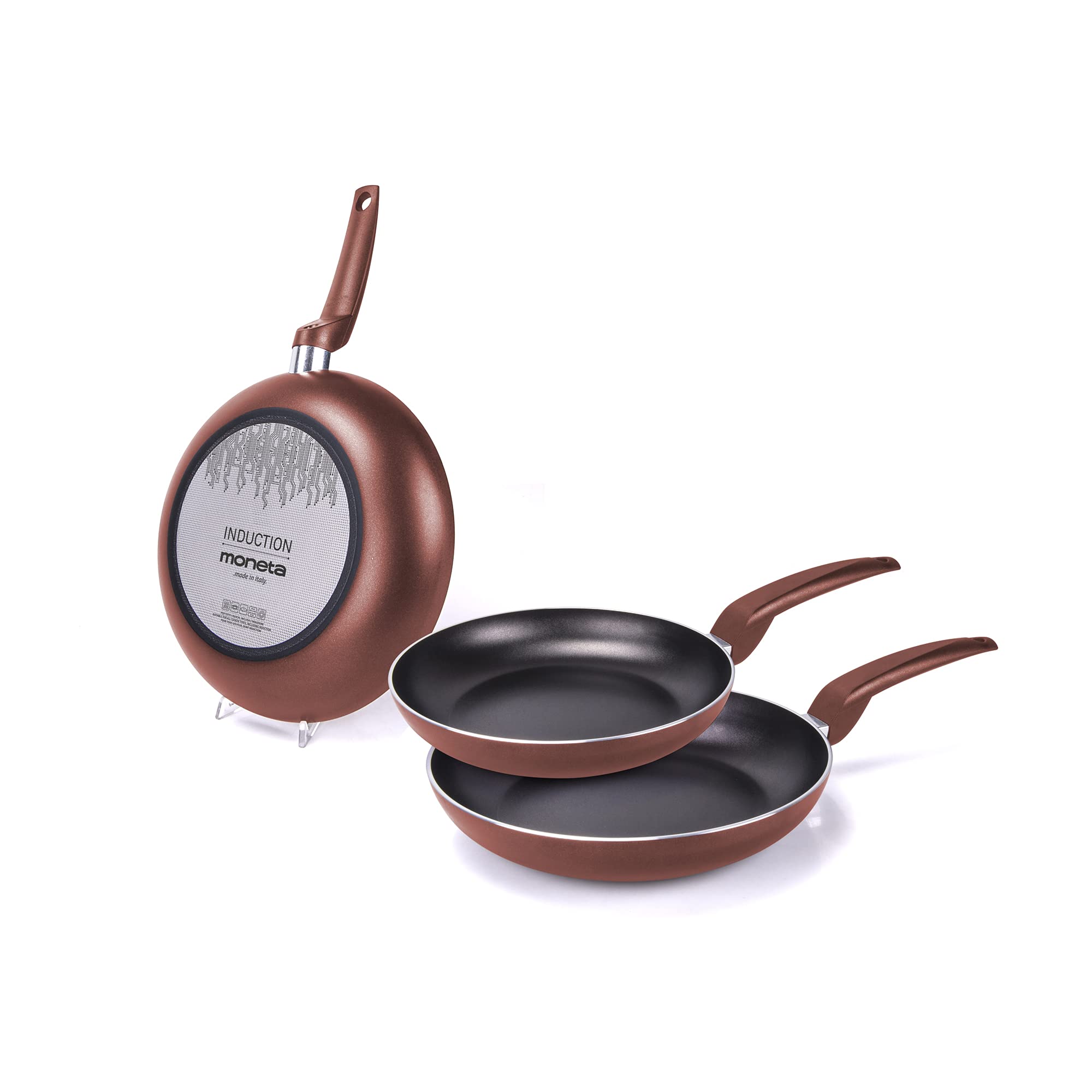Moneta Stratomax 20 + 24 + 28 Pan Set Copper 28 cm Aluminium
