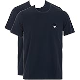 Emporio Armani Mens Stretch Cotton Jersey 2 Pack Crew Neck T Shirt