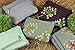 Zip Wallet - Embroidered Dandelion (Deep Sea - Bronze)