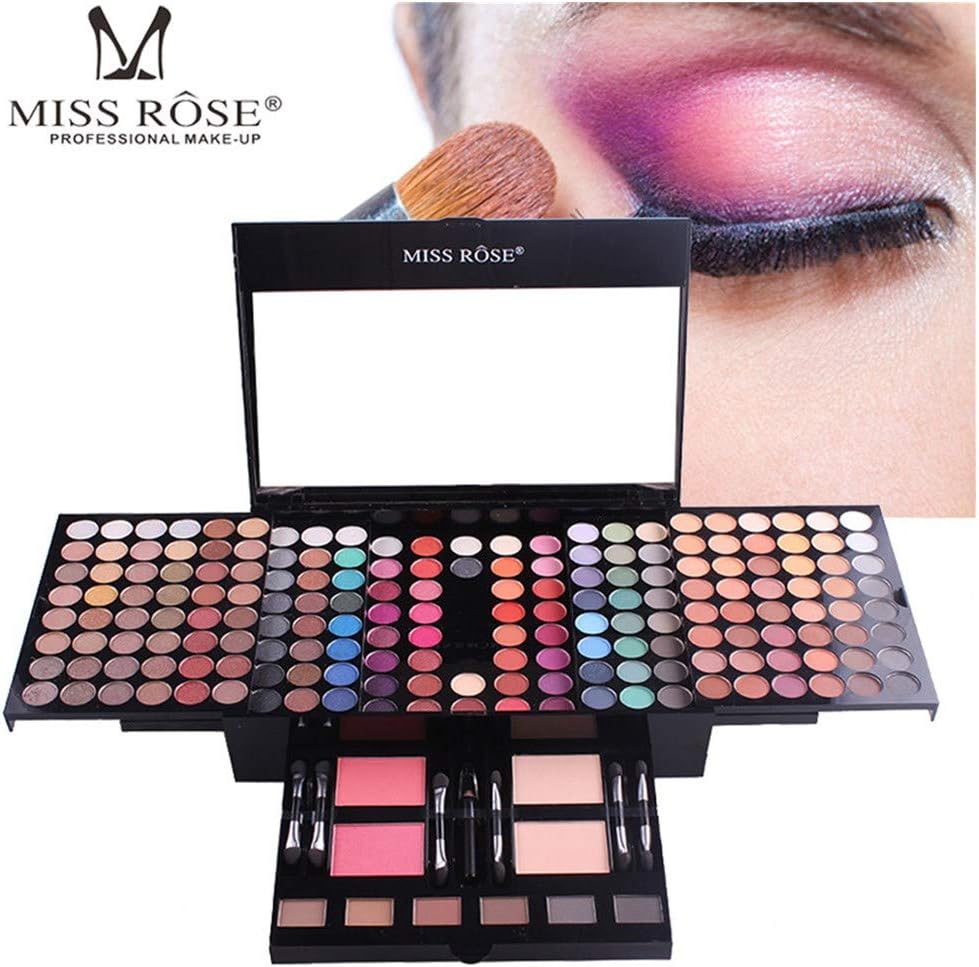 ❤️ Sunbona ❤️ Clearance Sale MISS ROSE Eyeshadow Makeup Lip Long Lasting 180 Color Waterproof Eye Shadow Set