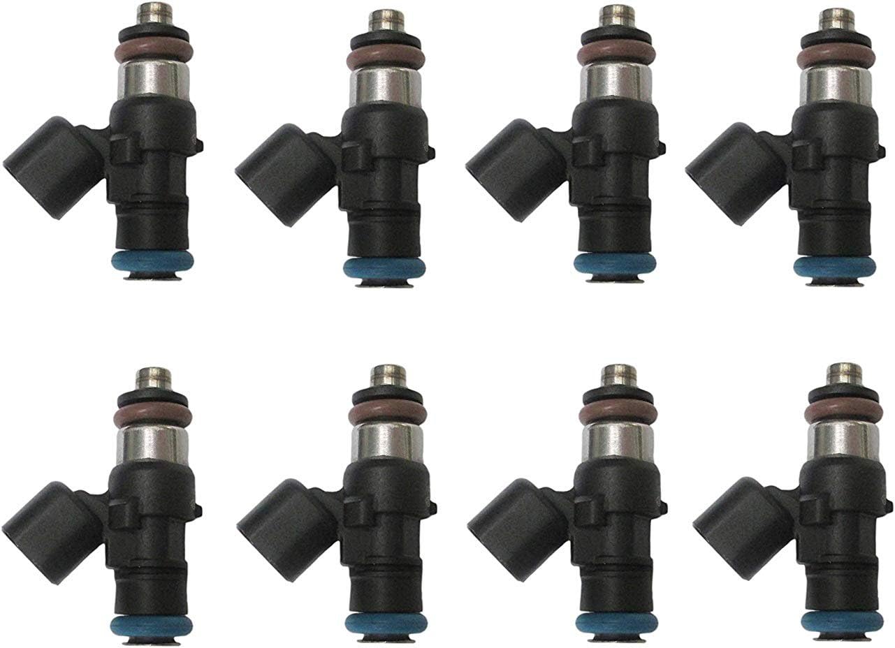 M02S42X8 0280158051,1257641, 8 x New 42LB Fuel Injectors 2006-2013 Corvette LS3 L99, 2010-2015 Camaro SS #0280158051,1257641,M02S42X8