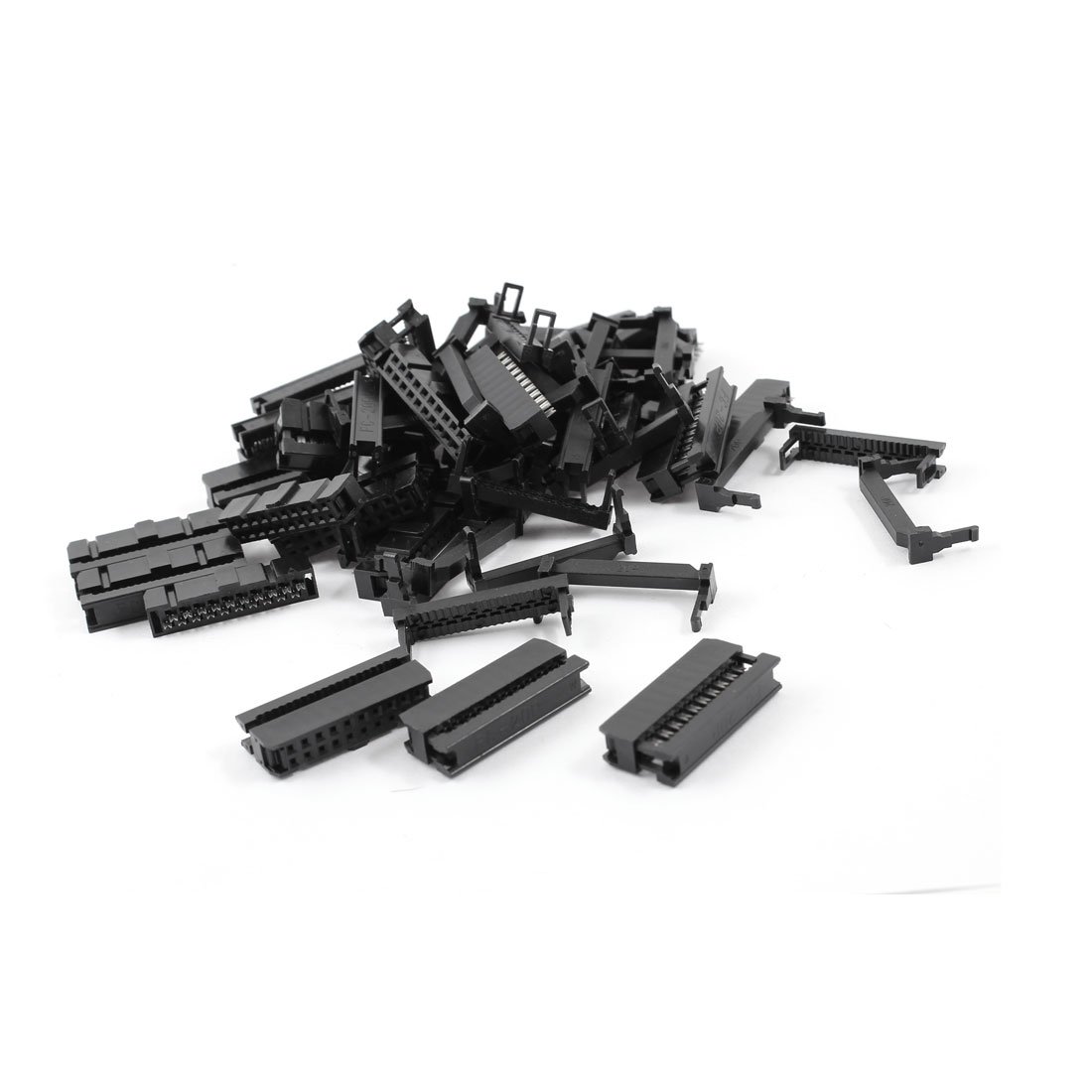 sourcing map 25 Pcs IDC Cable Connector FC-20P 20Pin Female Header 2.54mm Pitch