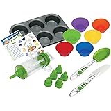 Curious Chef 16-Piece Cupcake and Decorating Kit