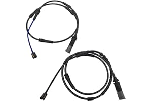 PXASU Front & Rear Brake Pad Wear Sensor Wheel for BMW F10, for 2011-2015 BMW 528i 535D 535i 550i, Replacement #34356791958 + 34356791962