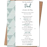 HEJOYN Dad Birthday Card,Birthday Gifts for Dad Father