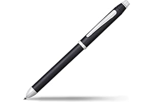 Cross Tech3+ Multifunction Pen with Stylus Satin Black with Chrome Plated Appointments (AT0090-3)