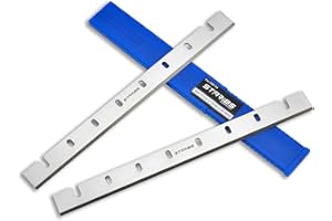 DW733-2 12-1/2 Inch Planer Blades for DW733, HSS Replacement Knives Compatible with DW7332, Resharpenable and Durable, Set of