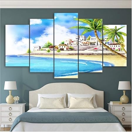 Syssyj Hd Imprime Affiche Mur Art Cadre S Photos 5 Pieces Comique